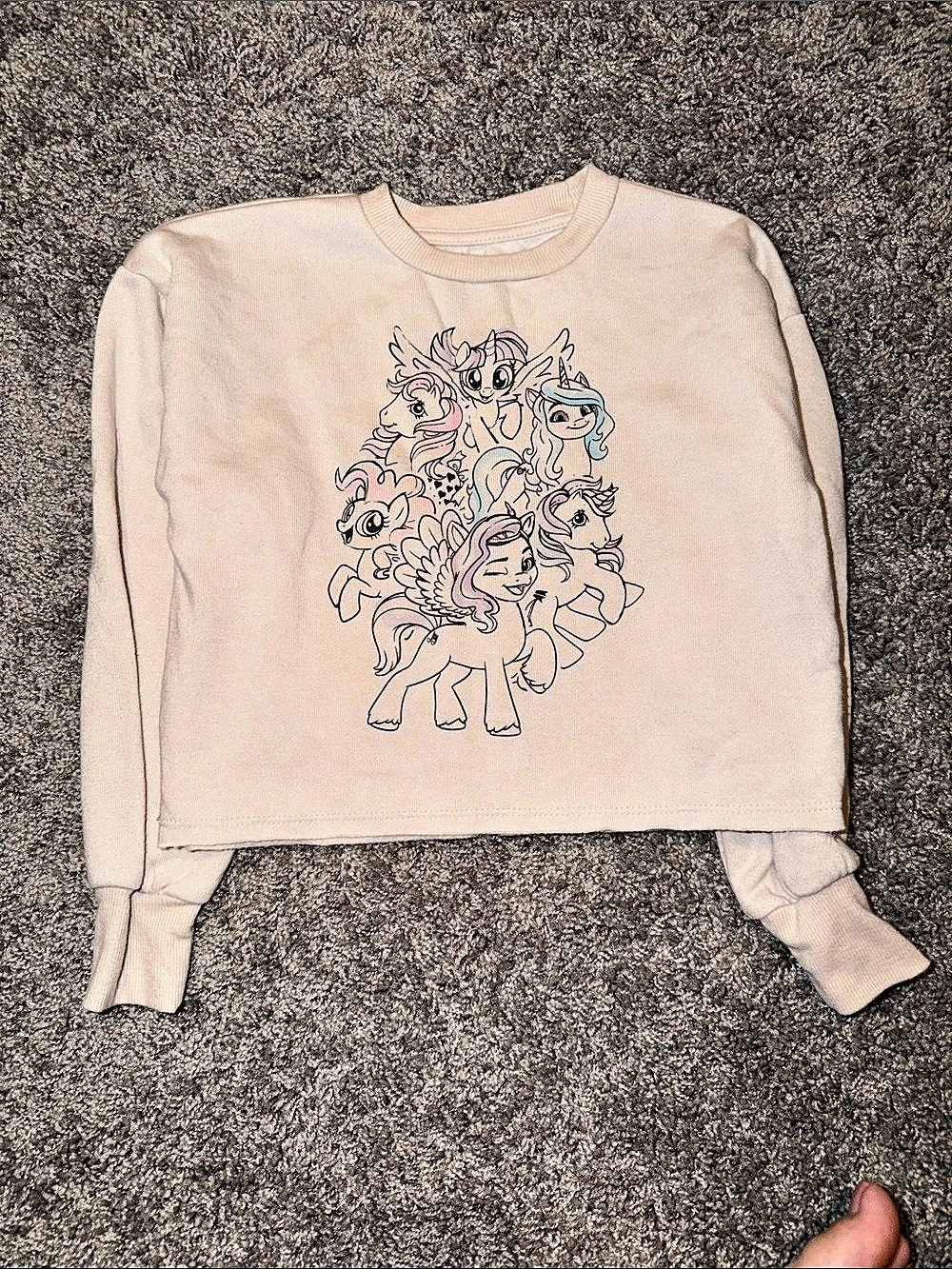 My Little Pony Girls Long Sleeve Graphic Sweatshirt Pink Size XS